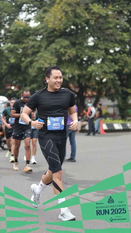 Race photo from Mangkunegaran Run 2025