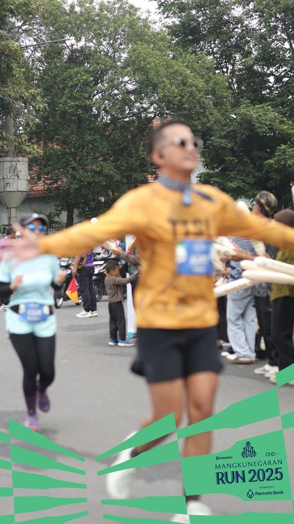 Race photo from Mangkunegaran Run 2025