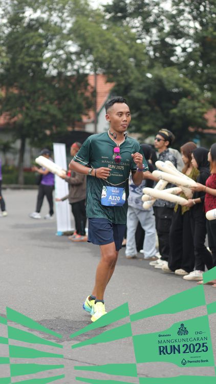 Race photo from Mangkunegaran Run 2025