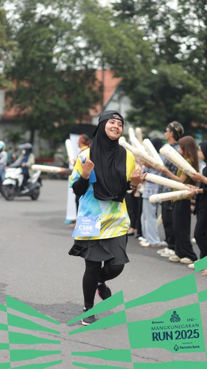 Race photo from Mangkunegaran Run 2025
