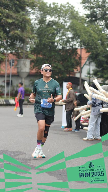 Race photo from Mangkunegaran Run 2025