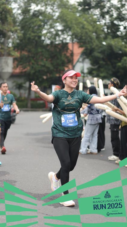 Race photo from Mangkunegaran Run 2025