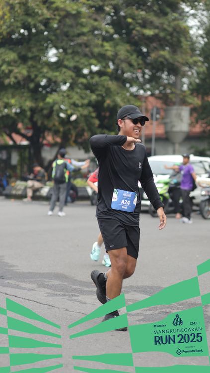 Race photo from Mangkunegaran Run 2025
