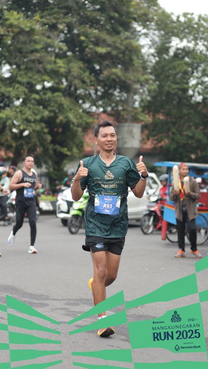 Race photo from Mangkunegaran Run 2025