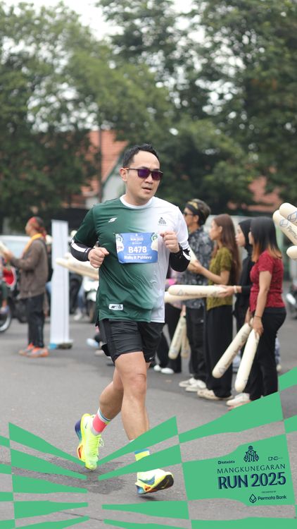 Race photo from Mangkunegaran Run 2025