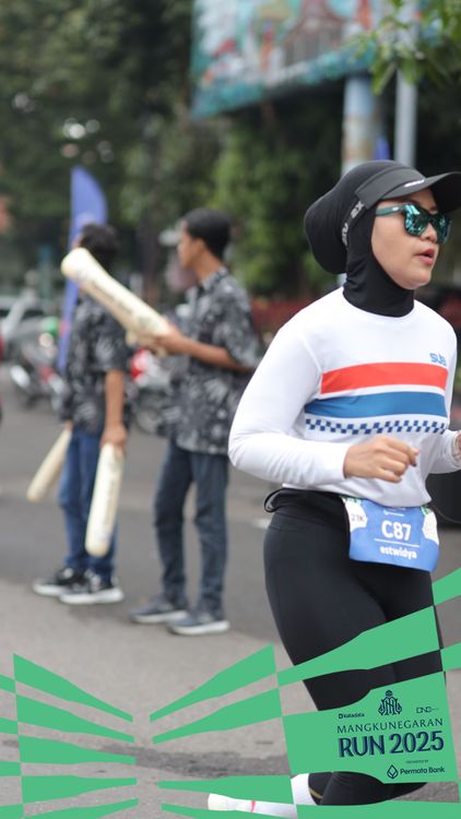 Race photo from Mangkunegaran Run 2025