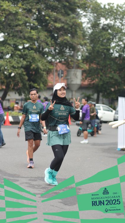 Race photo from Mangkunegaran Run 2025