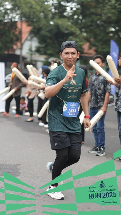 Race photo from Mangkunegaran Run 2025