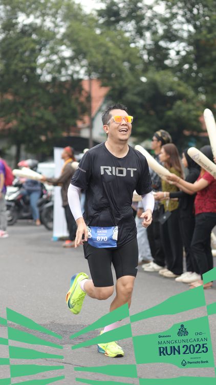 Race photo from Mangkunegaran Run 2025