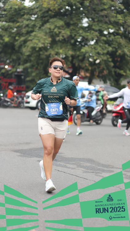 Race photo from Mangkunegaran Run 2025