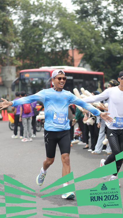 Race photo from Mangkunegaran Run 2025