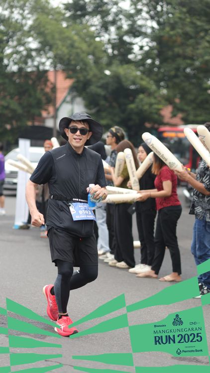 Race photo from Mangkunegaran Run 2025