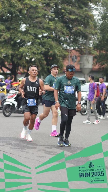 Race photo from Mangkunegaran Run 2025