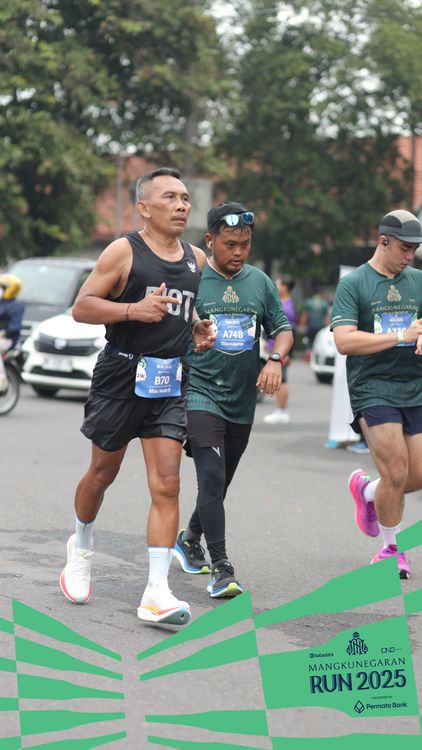 Race photo from Mangkunegaran Run 2025