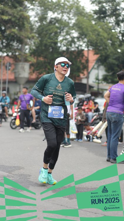 Race photo from Mangkunegaran Run 2025