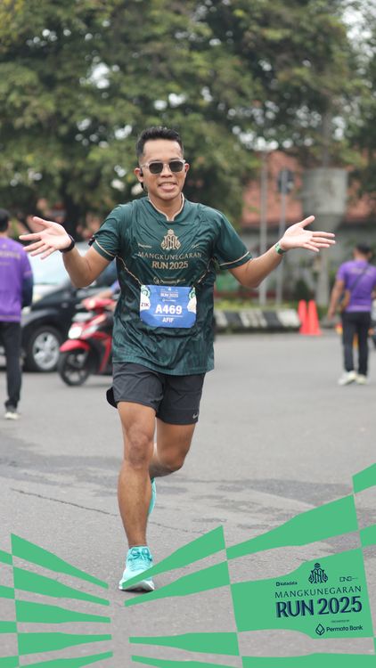 Race photo from Mangkunegaran Run 2025