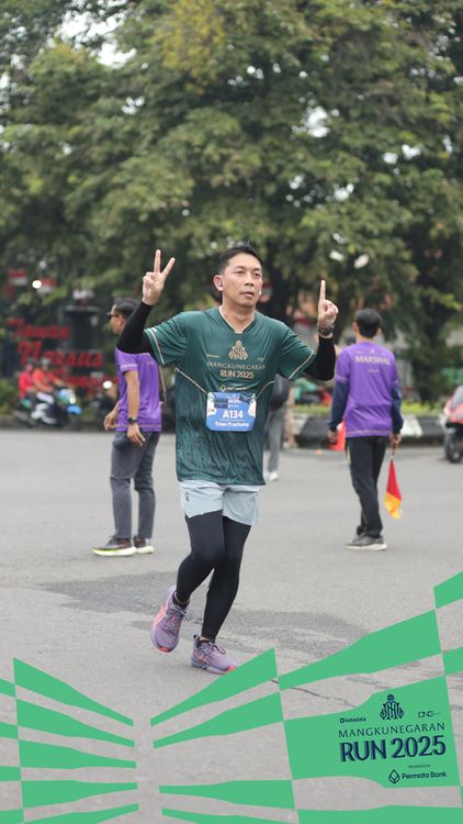Race photo from Mangkunegaran Run 2025
