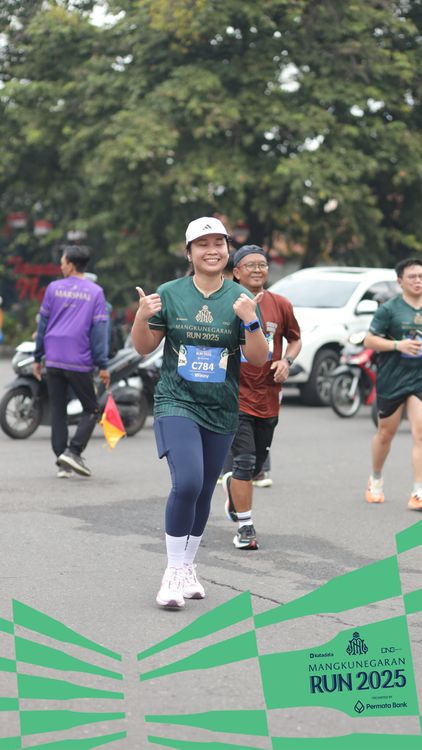 Race photo from Mangkunegaran Run 2025