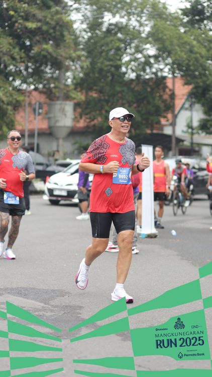 Race photo from Mangkunegaran Run 2025