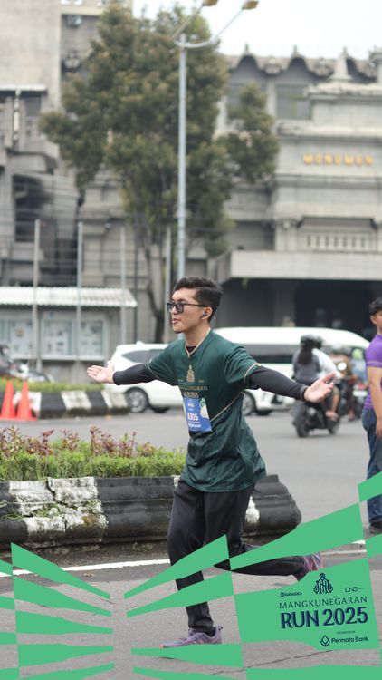 Race photo from Mangkunegaran Run 2025