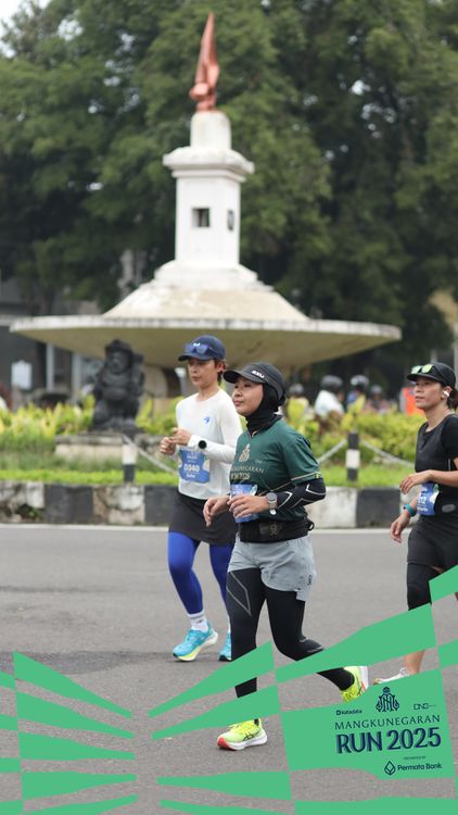 Race photo from Mangkunegaran Run 2025
