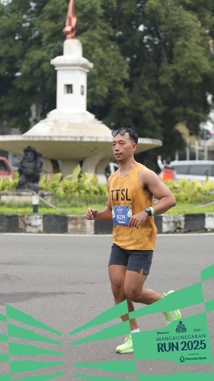 Race photo from Mangkunegaran Run 2025