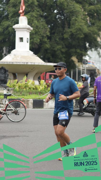 Race photo from Mangkunegaran Run 2025