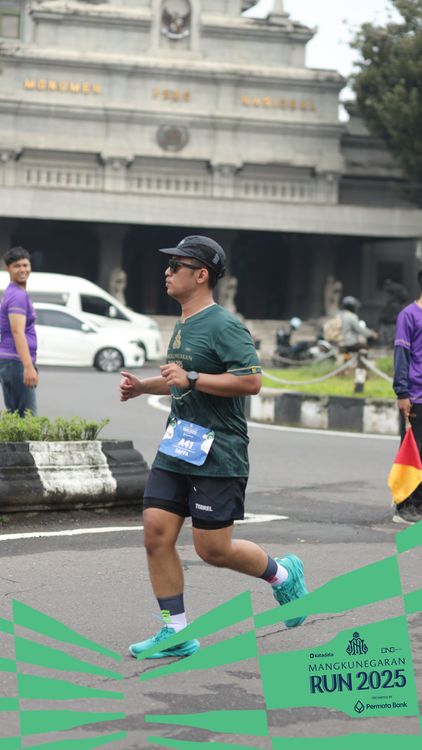 Race photo from Mangkunegaran Run 2025