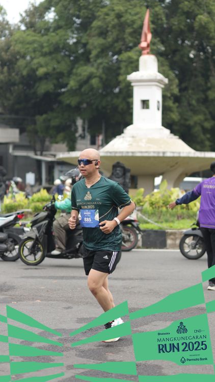 Race photo from Mangkunegaran Run 2025