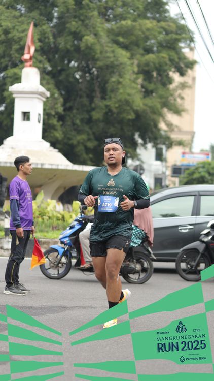 Race photo from Mangkunegaran Run 2025