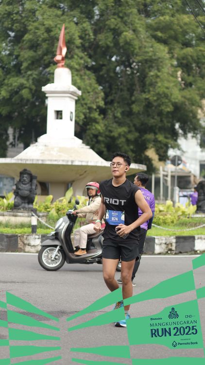 Race photo from Mangkunegaran Run 2025