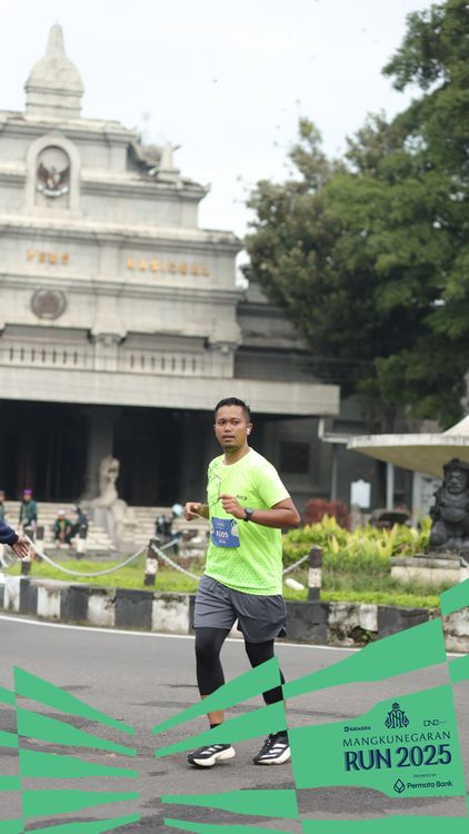 Race photo from Mangkunegaran Run 2025