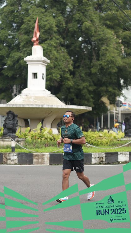 Race photo from Mangkunegaran Run 2025