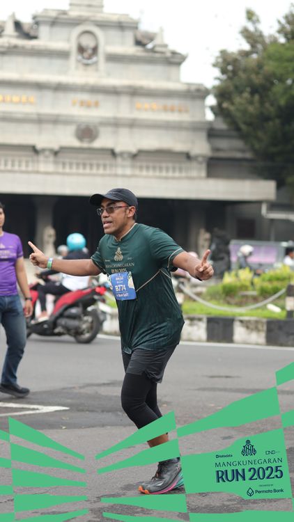 Race photo from Mangkunegaran Run 2025