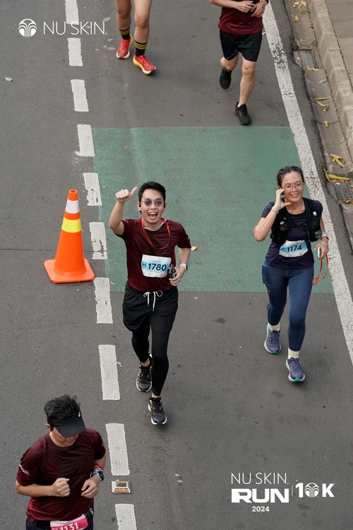 Race photo from Nu Skin Run 10K