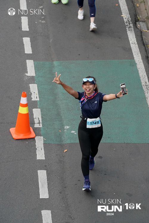 Race photo from Nu Skin Run 10K