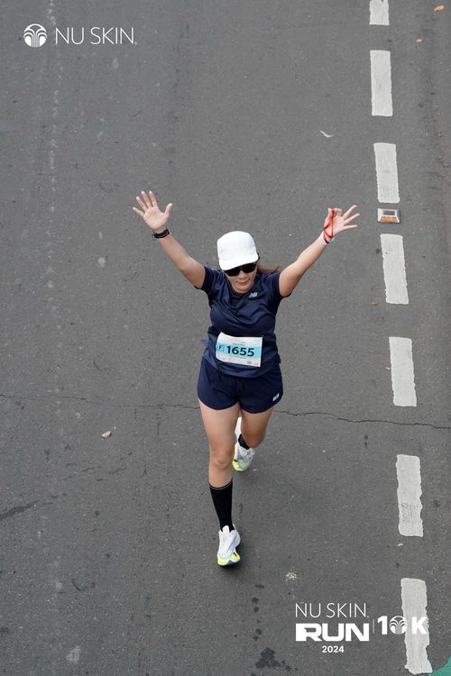 Race photo from Nu Skin Run 10K