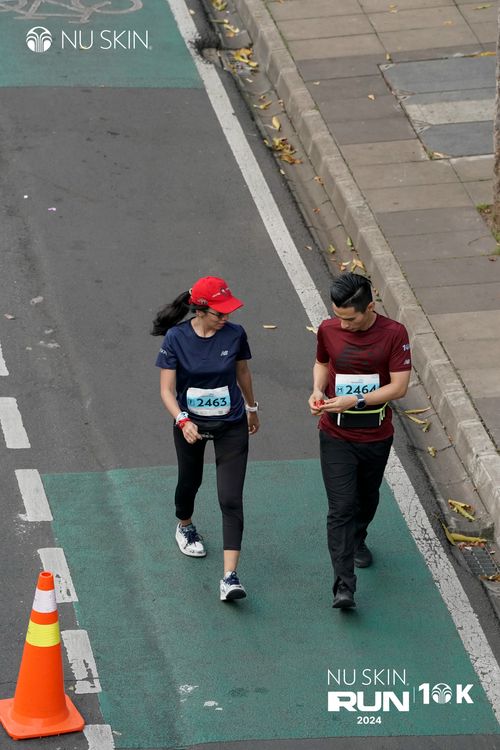 Race photo from Nu Skin Run 10K