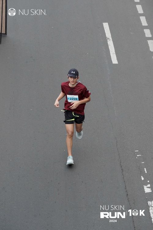 Race photo from Nu Skin Run 10K