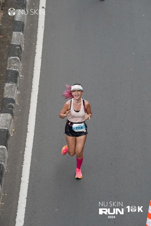 Race photo from Nu Skin Run 10K