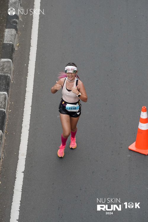 Race photo from Nu Skin Run 10K