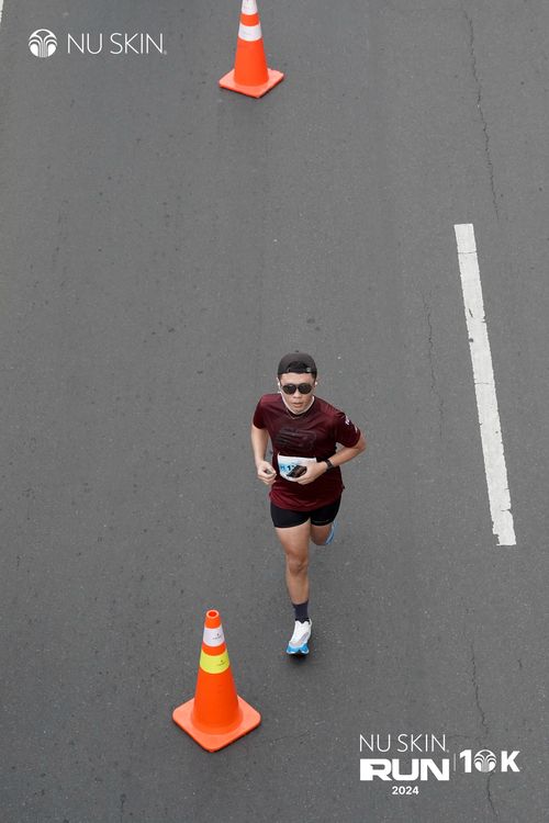 Race photo from Nu Skin Run 10K