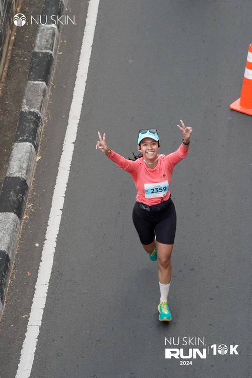 Race photo from Nu Skin Run 10K
