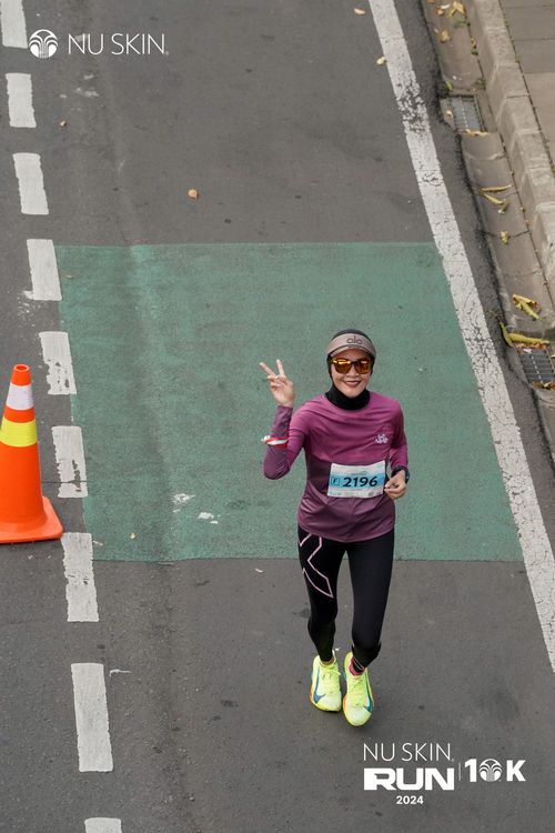 Race photo from Nu Skin Run 10K