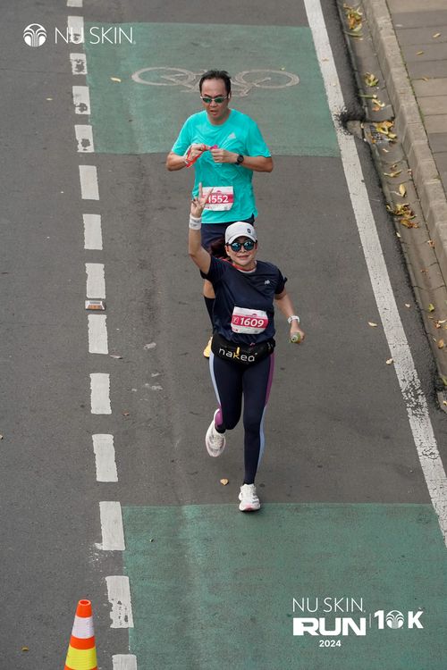 Race photo from Nu Skin Run 10K