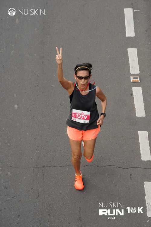 Race photo from Nu Skin Run 10K
