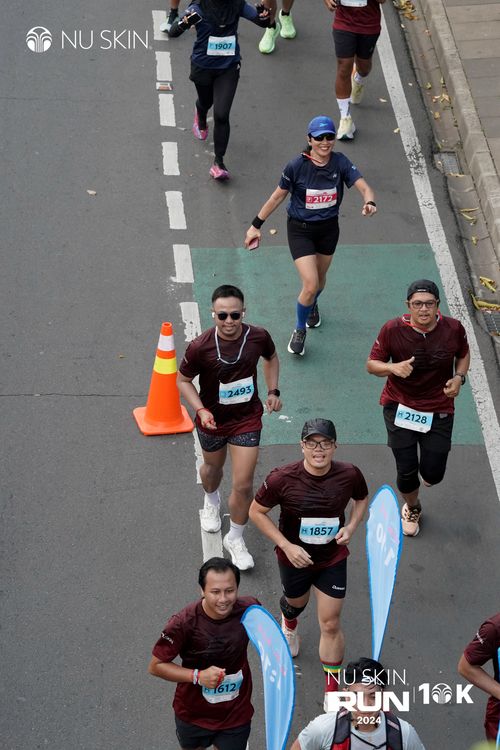 Race photo from Nu Skin Run 10K