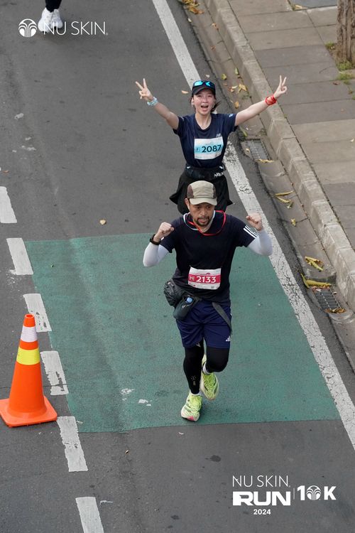 Race photo from Nu Skin Run 10K
