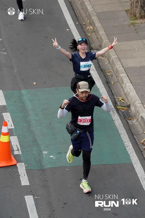Race photo from Nu Skin Run 10K