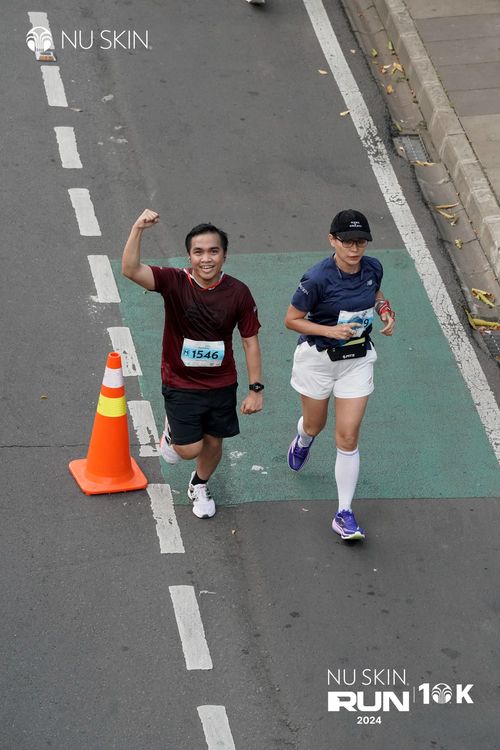 Race photo from Nu Skin Run 10K
